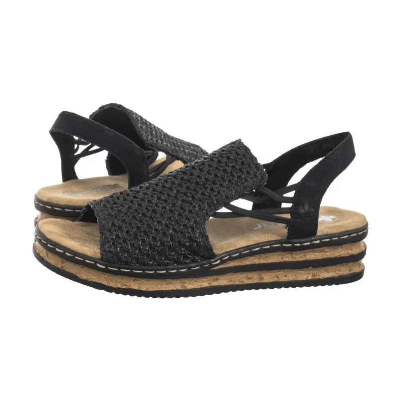 Rieker Czarne 62941-00 Black  (RI258-a) kingad