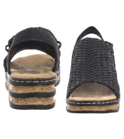 Rieker Czarne 62941-00 Black  (RI258-a) kingad