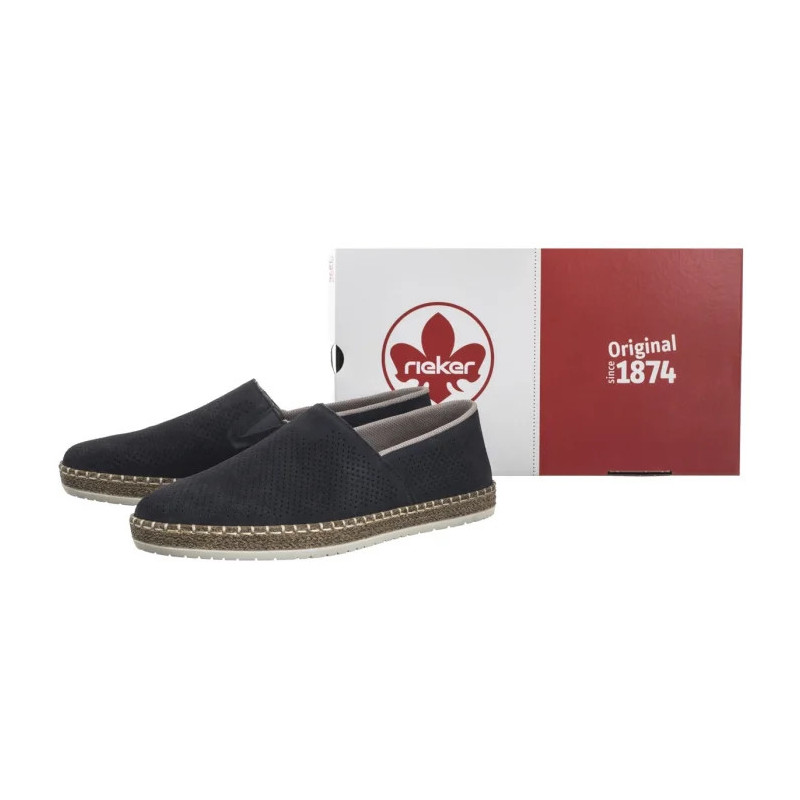 Rieker Niebieskie B5285-14 Blue (RI259-a) tossud