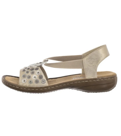 Rieker Platynowe 608B5-90 Metallic (RI260-a) sandaalid