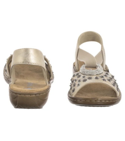 Rieker Platynowe 608B5-90 Metallic (RI260-a) sandaalid