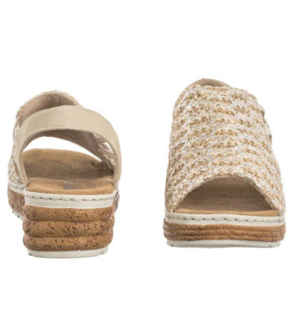 Rieker Beżowe 62741-60 Beige (RI256-b) kingad
