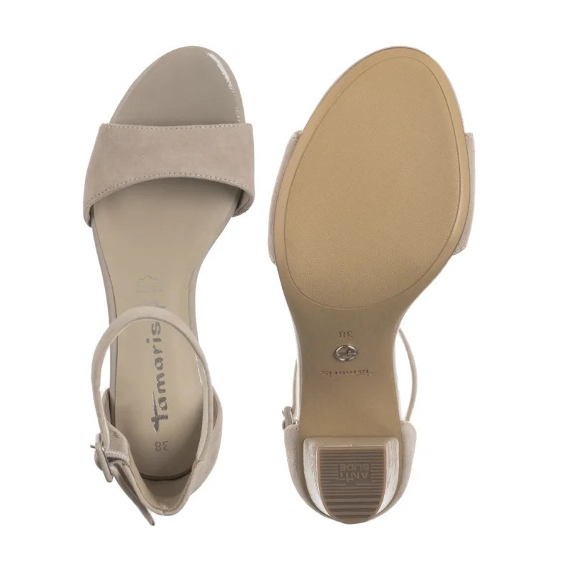 Tamaris Szare 1-28326-42 201 Grey Suede (TM534-a) kingad