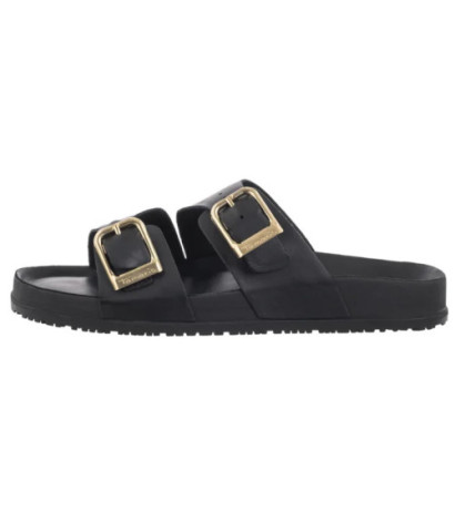 Tamaris Czarne 1-27500-44 003 Black Leather (TM539-a) Naiste kingad/klappide klapid
