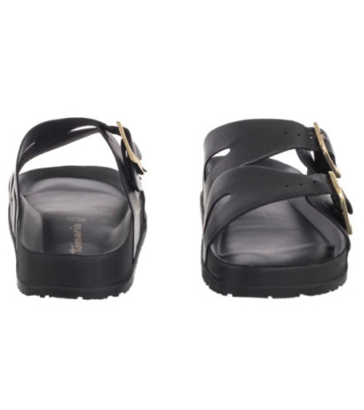 Tamaris Czarne 1-27500-44 003 Black Leather (TM539-a) Naiste kingad/klappide klapid