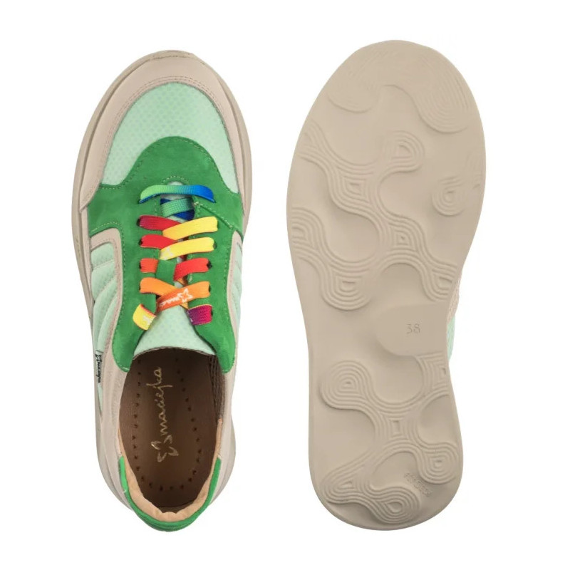 Maciejka Zielone+Beż 06873-09/00-7 (MA1341-a) kingad