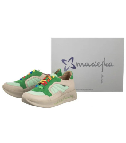 Maciejka Zielone+Beż 06873-09/00-7 (MA1341-a) spordijalatsid