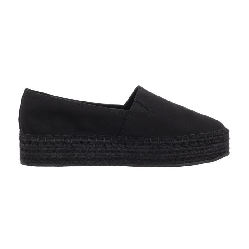Calvin Klein Flatform Espadrille Mg/Hdw Triple Black YW0YW01737 0GJ (CK656-a) kingad