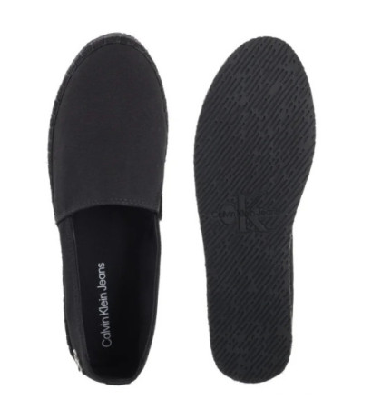 Calvin Klein Flatform Espadrille Mg/Hdw Triple Black YW0YW01737 0GJ (CK656-a) kingad