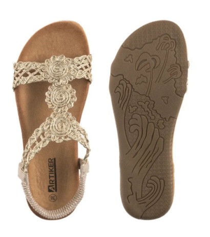 Artiker Złote 56C1281 (AR153-a) sandaalid