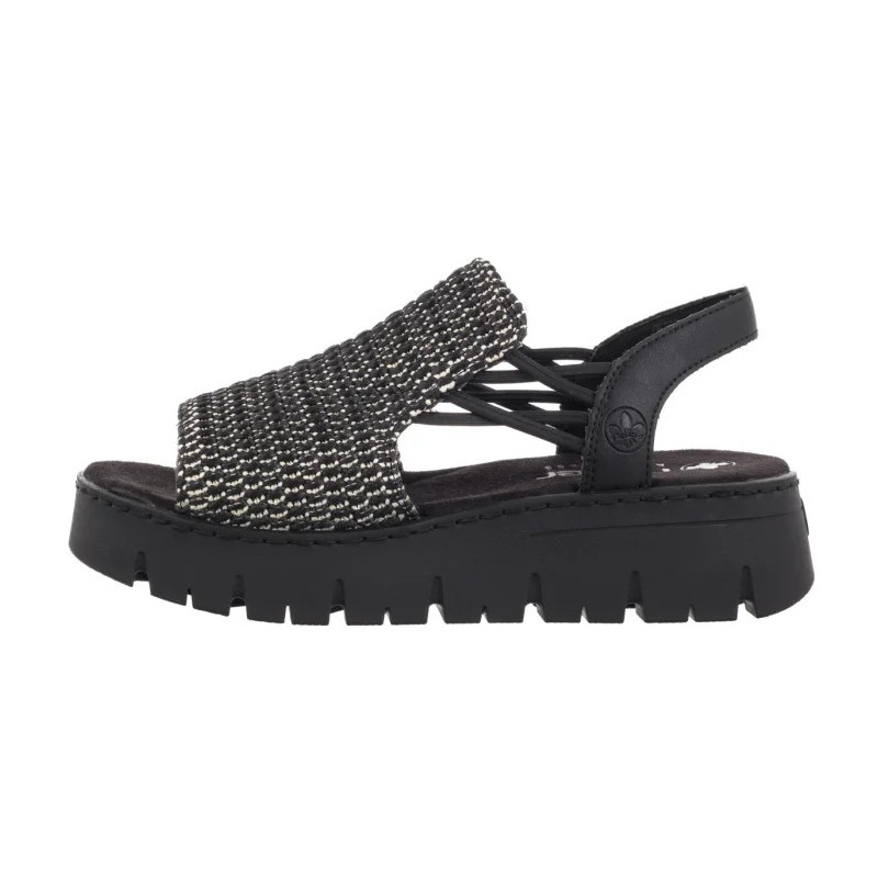 Rieker Czarne V1051-00 Black (RI265-a) kingad