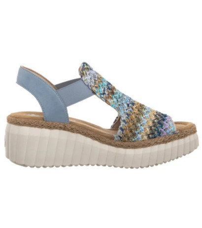 Rieker Niebieskie 69172-91 Multi (RI268-a) kingad