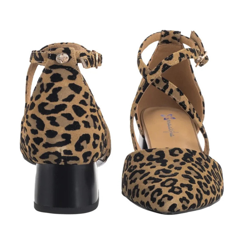 Maciejka Beżowe w Panterkę K6807-43/00-1 (MA1350-a) kingad