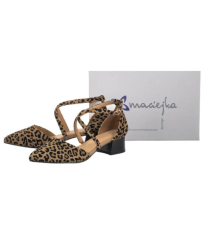 Maciejka Beżowe w Panterkę K6807-43/00-1 (MA1350-a) kingad