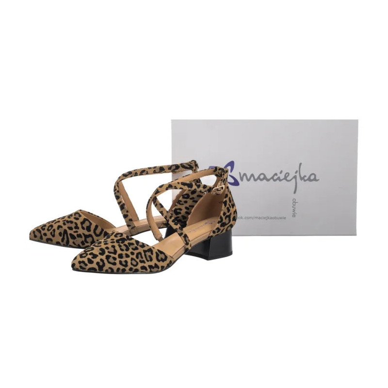 Maciejka Beżowe w Panterkę K6807-43/00-1 (MA1350-a) kingad