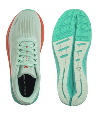 Salomon Aero Blaze 2 W Bay/Cherry Tomato/Electric Green 476840 (SO2-a) jooksujalatsid