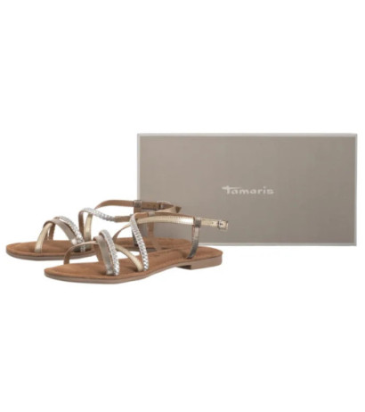 Tamaris Złote/Srebrne 1-28139-44 116 Chapagne Comb (TM545-a) sandaalid