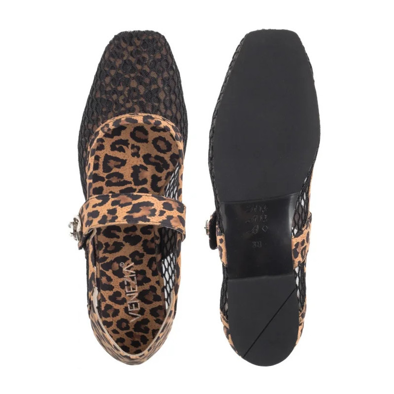 Venezia Czarne/Brązowe L075MTBBOBA033 (VE841-a) baleriinid