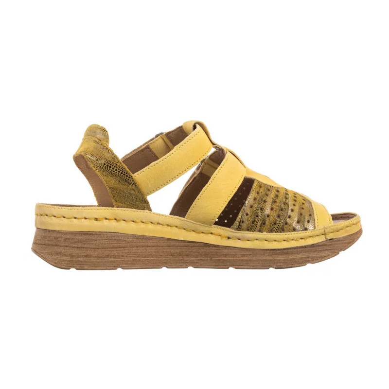 Maciejka Żółte L6847-17/00-1 (MA1352-b) sandaalid