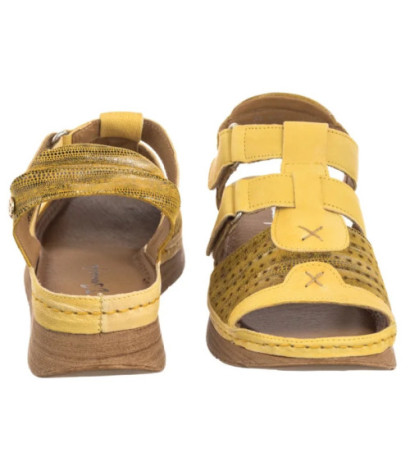 Maciejka Żółte L6847-17/00-1 (MA1352-b) sandaalid