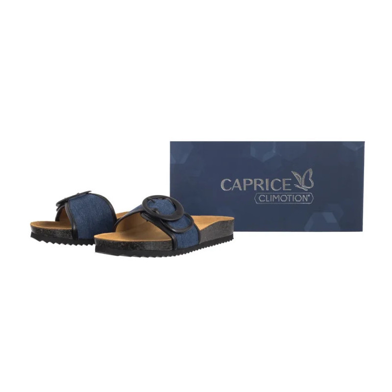 Caprice Granatowe 9-27400-44 891 Jeans/Black  (CP442-a) Naiste kingad/klappide klapid