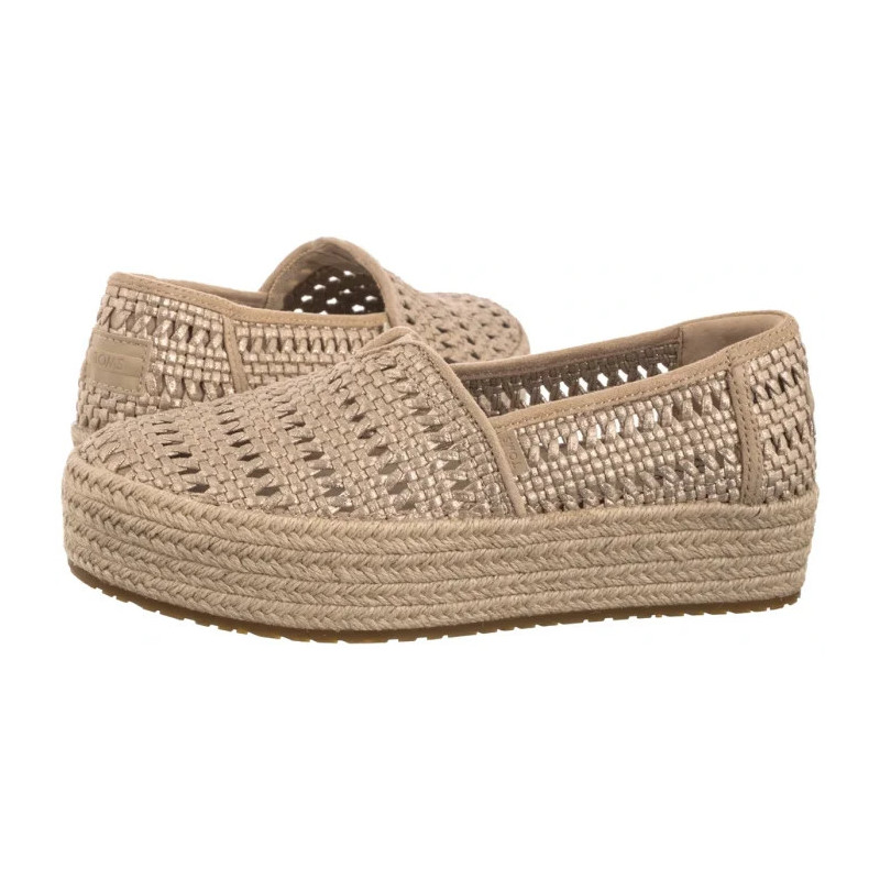 Toms Valencia Champagne Metallic Basket Weave 10021921 (TS52-a) kingad