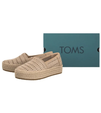 Toms Valencia Champagne Metallic Basket Weave 10021921 (TS52-a) kingad