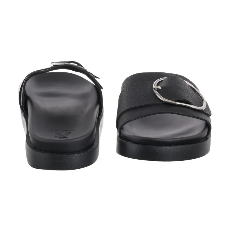 Rieker Czarne W1453-00 Black (RI273-a) Naiste kingad/klappide klapid