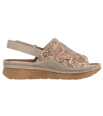 Maciejka Beżowe L6846-04/00-1 (MA1378-a) sandaalid