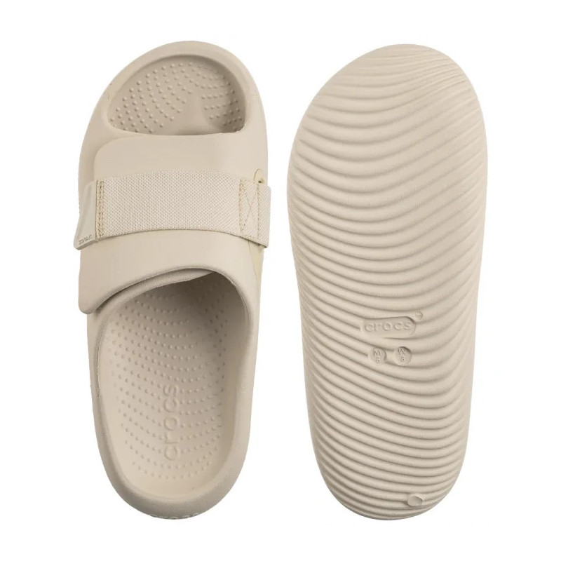Crocs Mellow Luxe Recovery Slide Stucco 209413-160 (CR374-a) Naiste kingad/klappide klapid