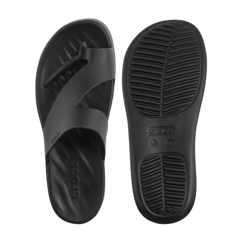Crocs Getaway Platform Toe Loop Black 210834-001 (CR375-b) kingad
