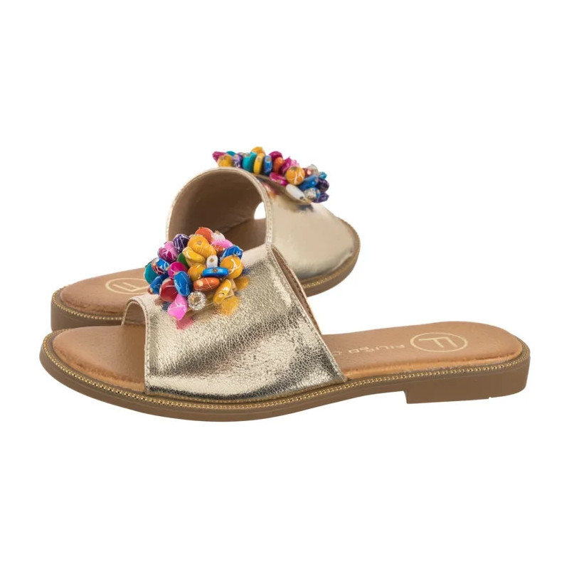 Filippo Złote DK6233/25 GO (FO165-a) Naiste kingad/klappide klapid