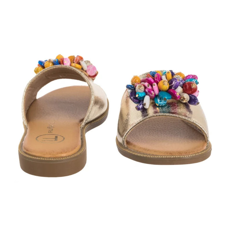 Filippo Złote DK6233/25 GO (FO165-a) Naiste kingad/klappide klapid