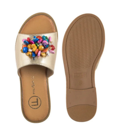 Filippo Złote DK6233/25 GO (FO165-a) Naiste kingad/klappide klapid