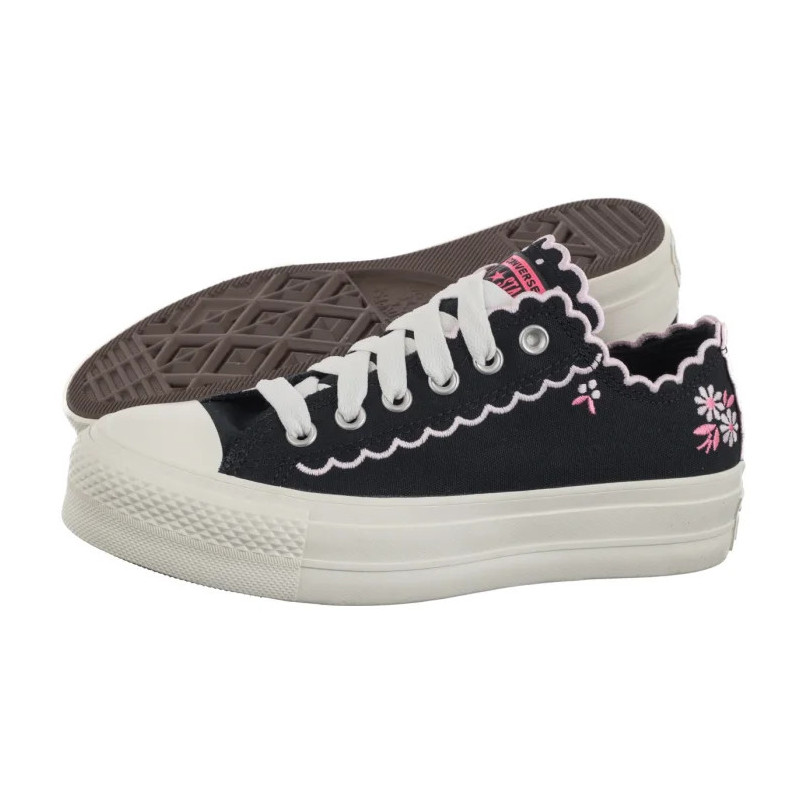 Converse CTAS Lift Ox Black/Vintage White A13529C (CO774-a) kingad