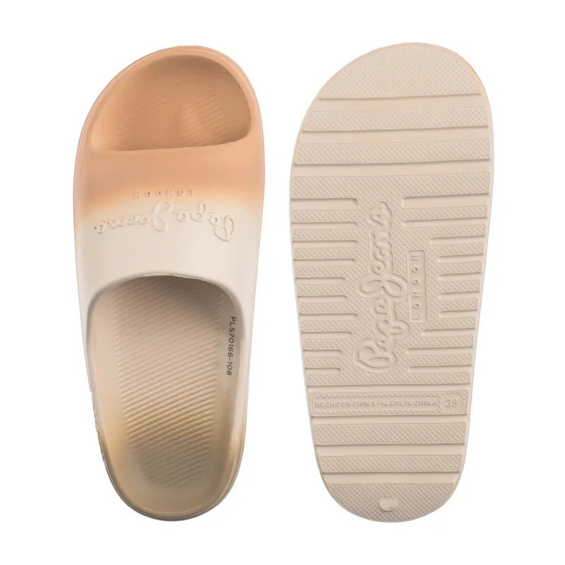 Pepe Jeans Beach Slidecol Light Peach Beige PLS70166 108 (PE45-a) Naiste kingad/klappide klapid