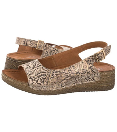 Maciejka Beżowe/Kwiaty L7069-04/00-1 (MA1388-a) kingad