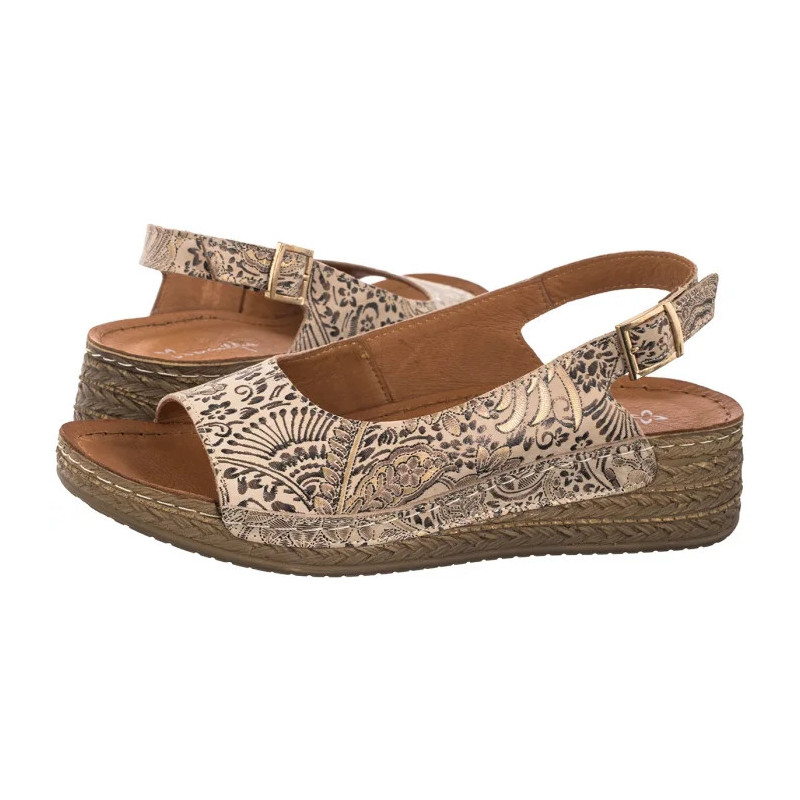 Maciejka Beżowe/Kwiaty L7069-04/00-1 (MA1388-a) kingad