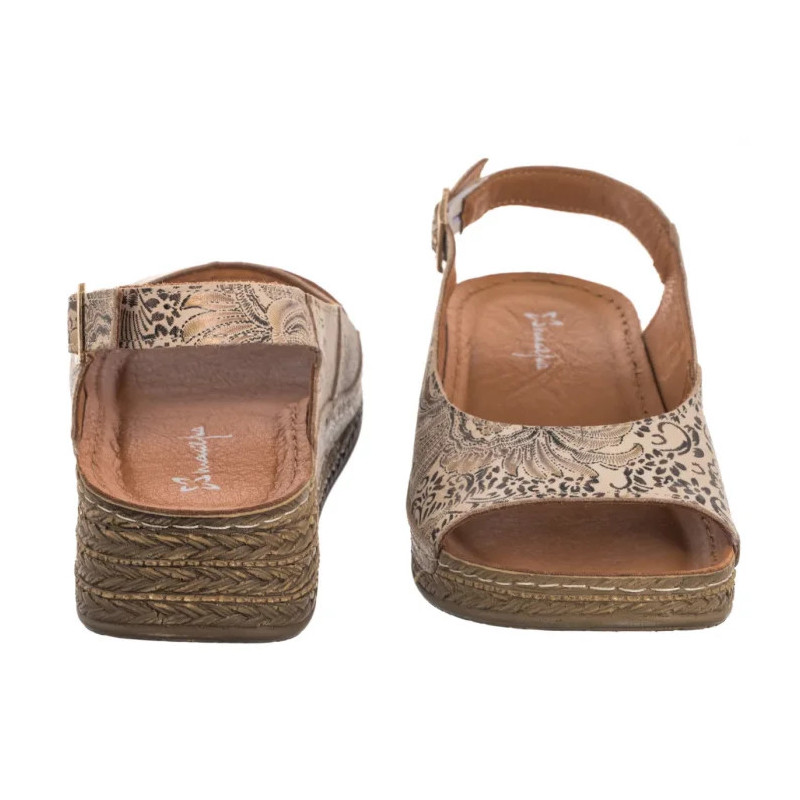 Maciejka Beżowe/Kwiaty L7069-04/00-1 (MA1388-a) kingad