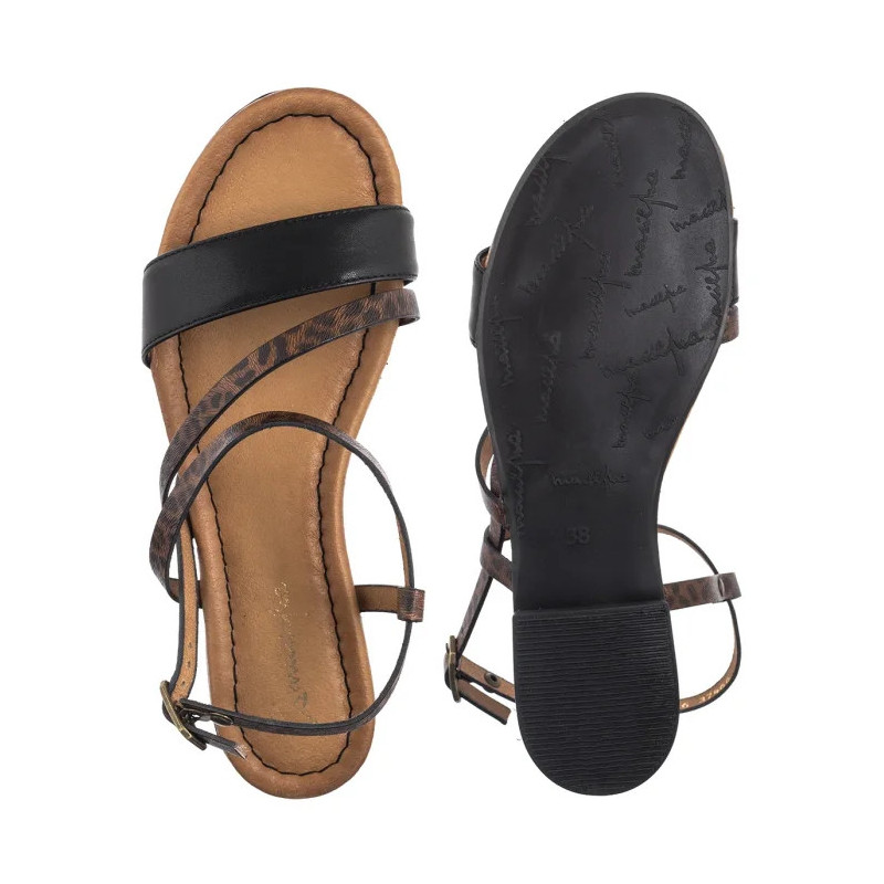 Maciejka Czarne/Panterka 06966-01/00-1 (MA1391-a) sandaalid