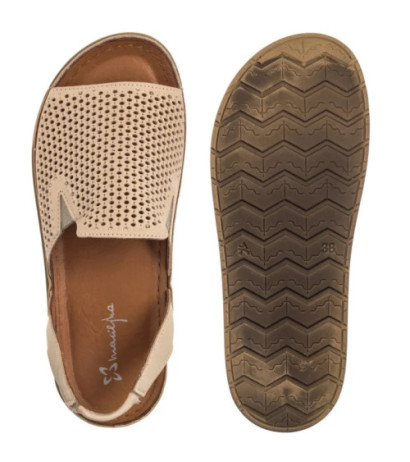 Maciejka Beżowe L7066-04/00-1 (MA1386-b) sandaalid