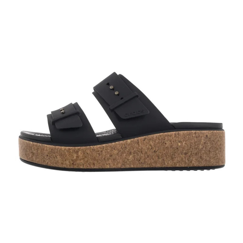 Crocs Brooklyn Cork Buckle Black 211252-001 (CR369-b) kingad