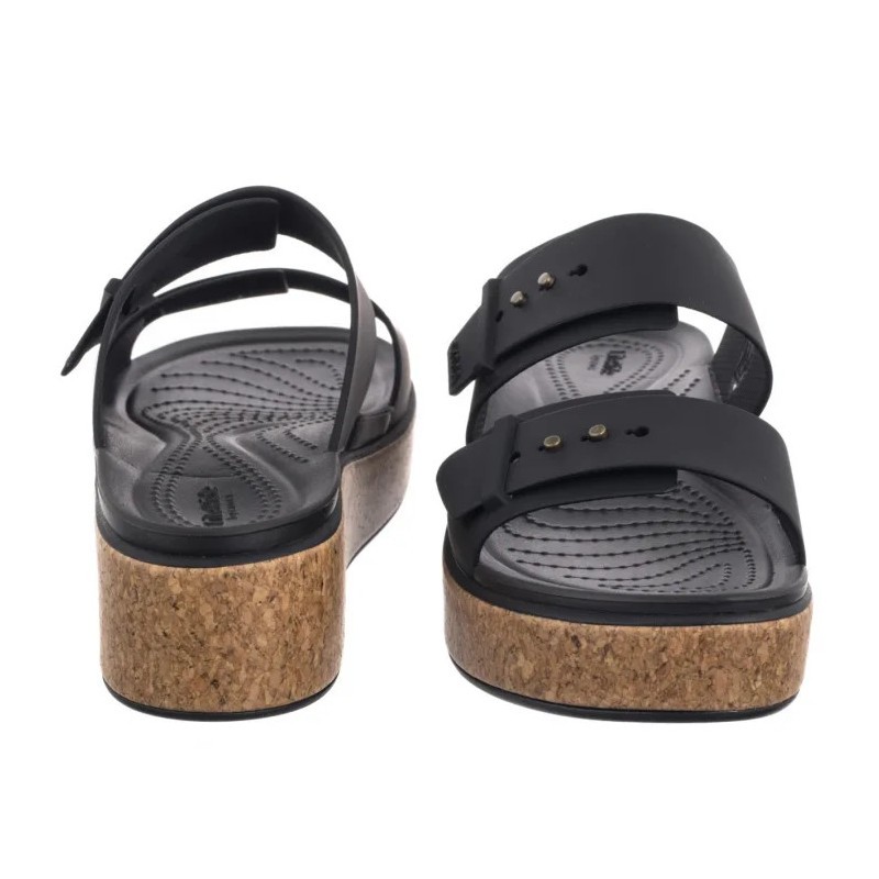 Crocs Brooklyn Cork Buckle Black 211252-001 (CR369-b) kingad