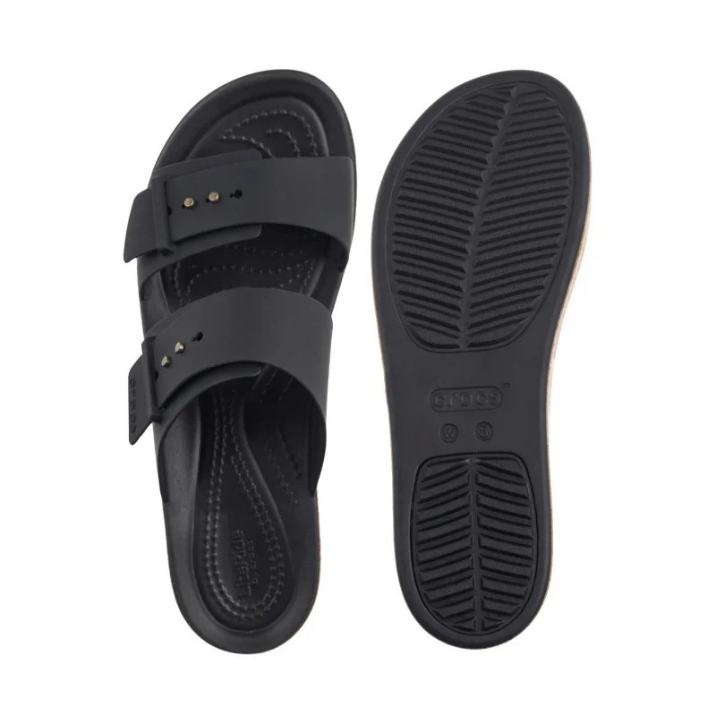 Crocs Brooklyn Cork Buckle Black 211252-001 (CR369-b) kingad