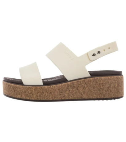 Crocs Brooklyn Cork Low Wedge Chalk 211144-0WV (CR370-b) kingad