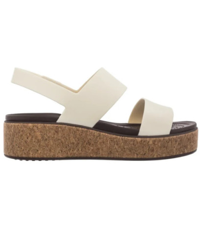 Crocs Brooklyn Cork Low Wedge Chalk 211144-0WV (CR370-b) kingad