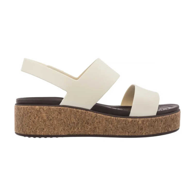 Crocs Brooklyn Cork Low Wedge Chalk 211144-0WV (CR370-b) kingad
