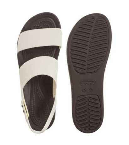 Crocs Brooklyn Cork Low Wedge Chalk 211144-0WV (CR370-b) kingad