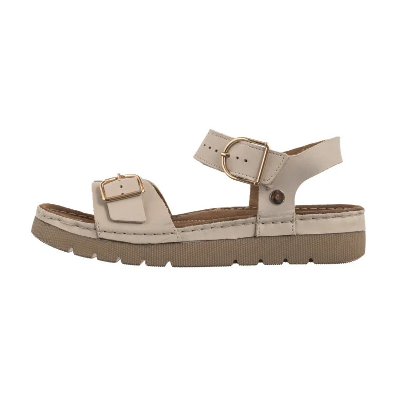 Ryłko Kremowe T1G41_V_ _B88 (RY1065-a) sandaalid
