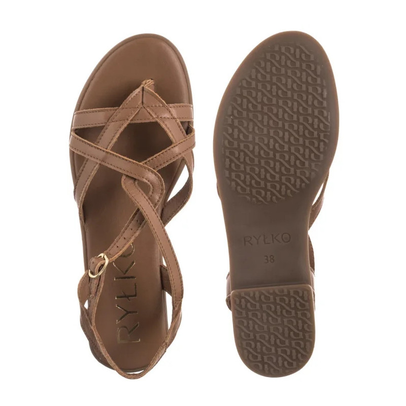 Ryłko Brązowe BCG19_V1 _GD9 (RY1086-a) sandaalid